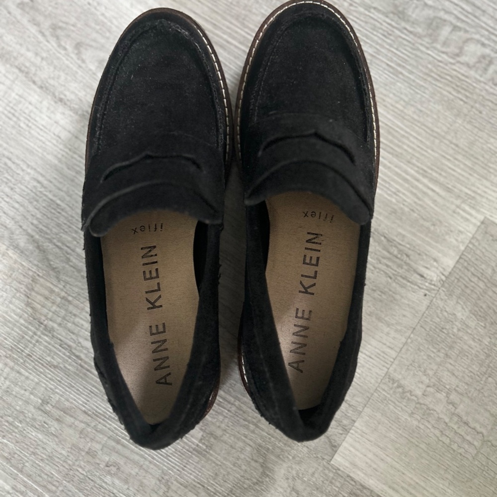 Anne Klein Everly Penny Loafer - Black - SZ 6.5